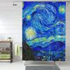 Sternennacht Van Gogh Duschvorhang Badezimmer Polyester Wasserdicht Badevorhänge Mit Haken