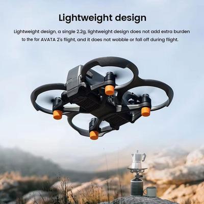 For DJI Avata 2 Drone Accessories Foot Pads Silicone Gear 10mm Takeoff Heighten Protective Land U4J1
