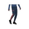 Adidas Manchester United Print Stripe Logo Track Pants Men Bottoms Navy HG3987