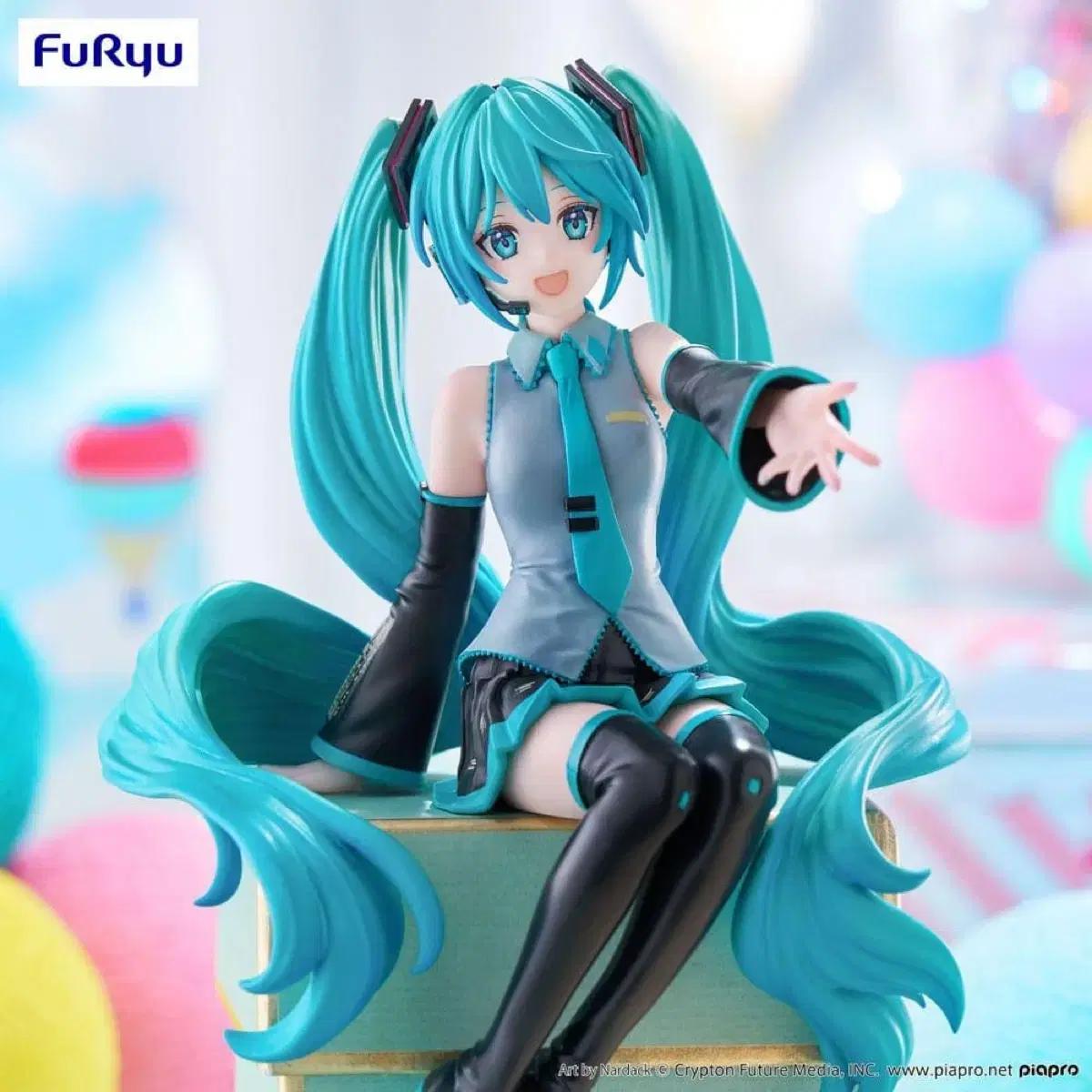 

Furyu Hatsune Miku Подставка для лапши Приз A Фигурка Мику Фигурка красивой девушки