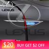 Emblems Metal Stickers 2Pcs Car Body Decoration For F SPORT GX460 Ct200h IS250 ES 220D IS200 Fsport GS GX IS LS LX NX RX