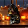 Halloween Crow Skulls Desktop Decor Resin Sculpture Gothic Decor Personalizeds Home Decorative Statue Party Car Accessories