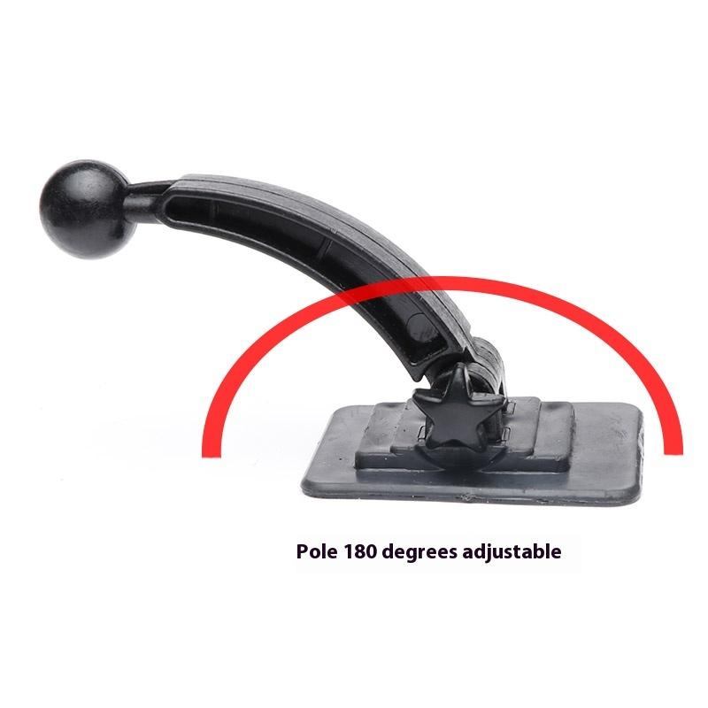 1Pcs 180 Degree Rotation Dashboard Mount Bracket Universal Car Phone Holder 17Mm Ball Head Base For Phone16 15