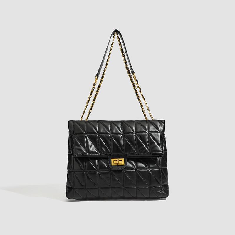 Red wedding bag female bride new feeling large capacity diamond chain single shoulder armpit bag crossbody