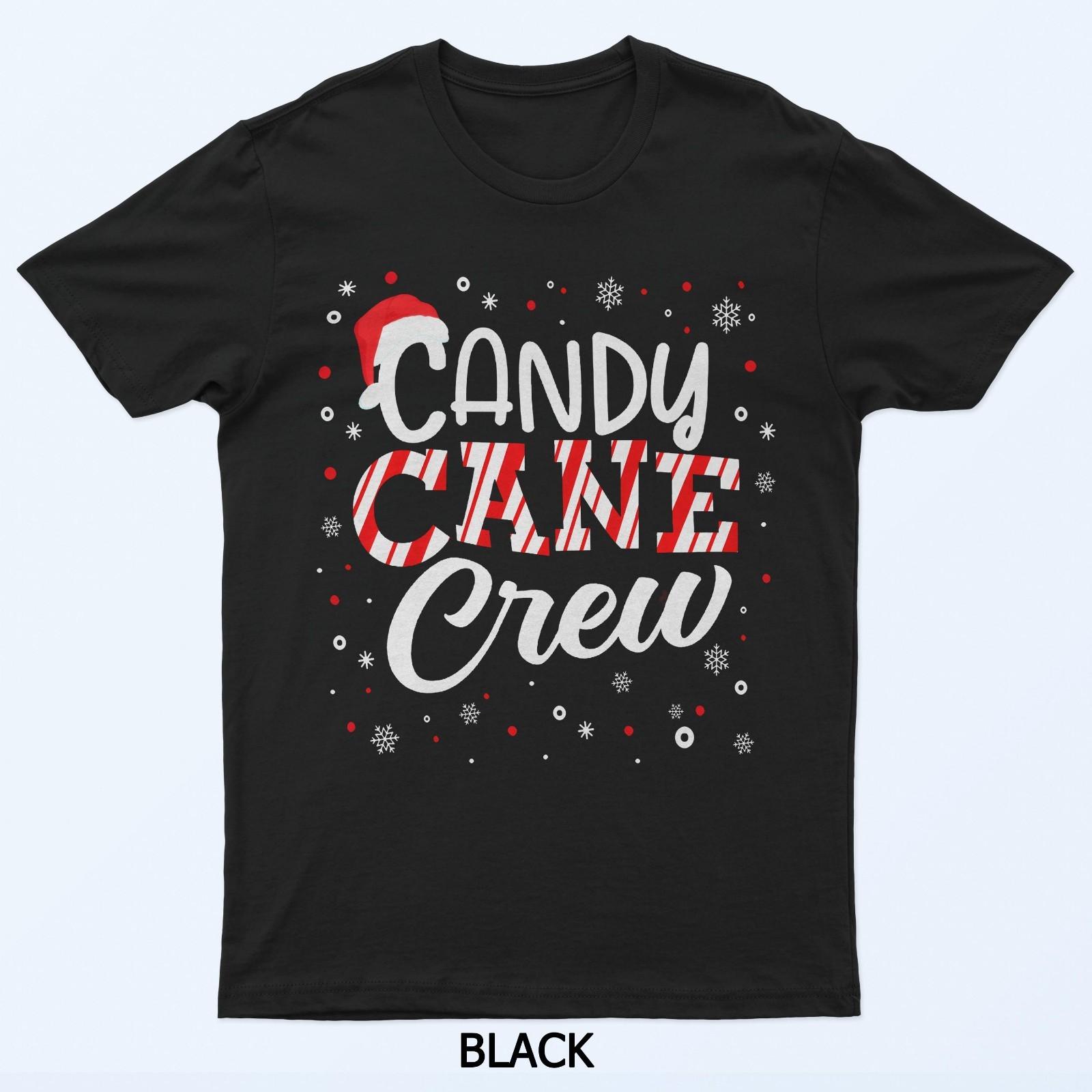 Christmas Candy Cane Crew T-Shirt XXXL