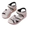 New Women's Flat Thick Sole Beach Sandals Magic Tape Adjustable Casual Summer Shoes