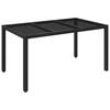 VidaXL Ensemble à Manger de Jardin avec Coussins 7 pcs, Table et Chaises avec Dossier Réglable, Meubles d'Extérieur Patio 3212207