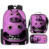 Traditional Creative Cool Total Drama 3D Pattern Pupil Schoolbags For All Oxford Water-resistant Laptop Versatile Journey Rucksacks