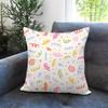 Cartoon Style Pattern Cushion Cover Comfortable Reversible Pillow Cover Ideal For Car Sofa Bedroom & Beyond