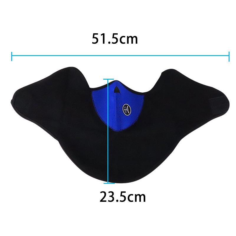 Windproof Dustproof Cycling & Cold-Proof Face Mask for Outdoor Motorcycle, Mountaineering, and Skiing