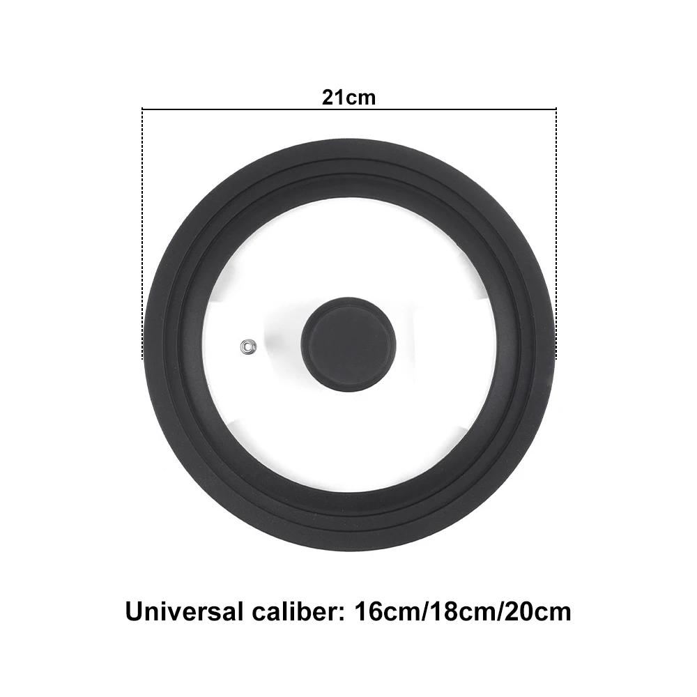 Food Silicone Pot Handle Lid Stove Protector Cover Tempered Glass Pan Non-stick Cookware Caps Kitchen Kitchenware Accessories