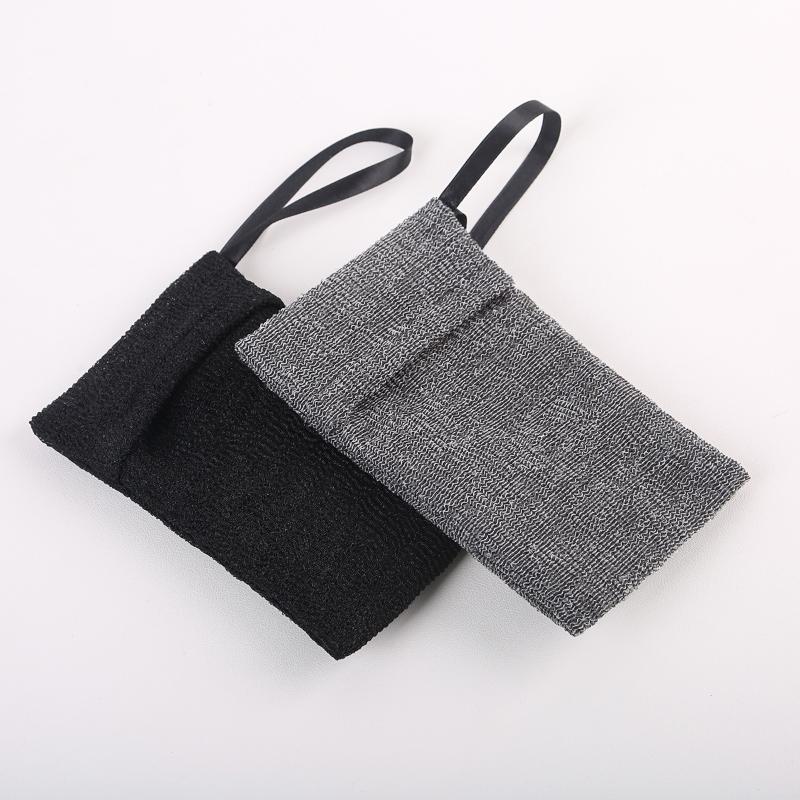 Exfoliating Soap Saver Pouch Lathering Mesh Soap Pocket Body Scrubber for Women Men Daily Bath Shower Use