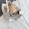 New Female Student Crossbody Versatile Shoulder Canvas Bag Female Popular Cute Bear Bag