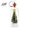 Glass Snow Decoration Recordable Christmas Message in A Bottle Voice Recording Holiday Keepsake with Exchange Gift Ideas Playback Cork Snowy