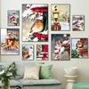Christmas Wall Art Canvas Painting Poster Print Wall Pictures Kids Room Home Decoration NO FRAME