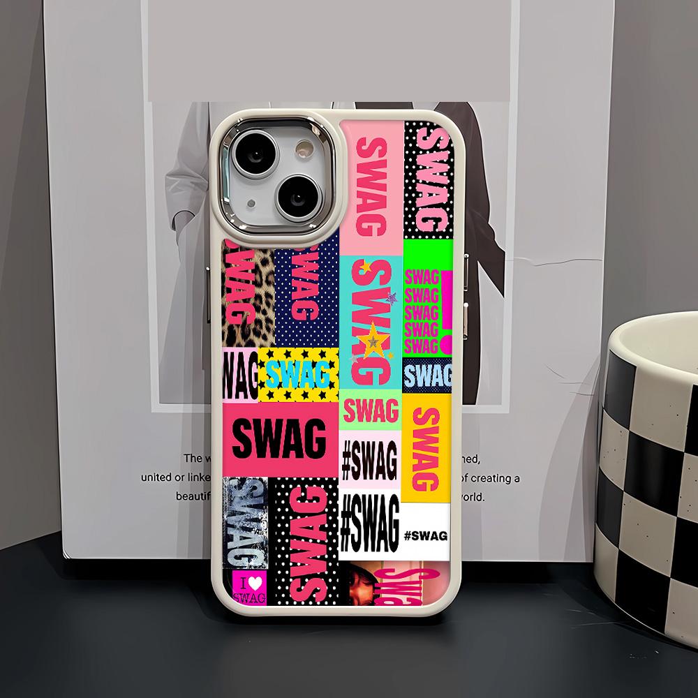Simple English Phone Case Suitable For IPhone 16 15 Plus 14 13 12 11 Case Cover Funda For IPhone 16 Pro Max 15 14 Plus Case