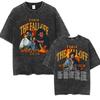 J Cole The Fall Off New Album  Tour Cover Tshirt Men Women Fashion Vintage Washed T Shirts Summer ONeck Oversized T Shirt