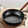 Handmade Iron Pan Stir Fry Pan Old-fashioned Stir Fry Pan Milk Pan Non Stick Pan Induction Cooker Uncoated Iron Pan