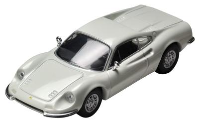 Tomica Limited Vintage TLV Dino 246gt Bianco Prodotto Finito 1/64