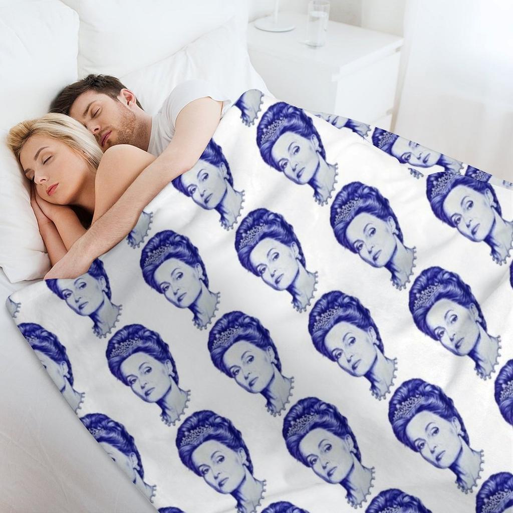 Princess Margaret from the Crown Throw Blanket Cozy Throw Blanket Birthday Gift for Him Her