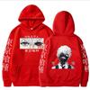 Ghost Graphic Cartoon Japanese Anime Print Pattern Hooded Sweater Male Hoodie Casual Hip-Hop Top