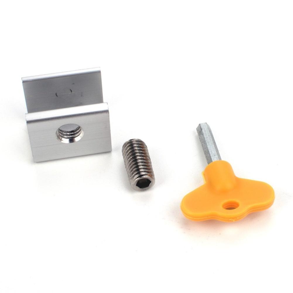 10Pcs Window Locks Sliding Security Window Lock With Key For Sliding Window Adjustable Window Locks Security Window Stoppers