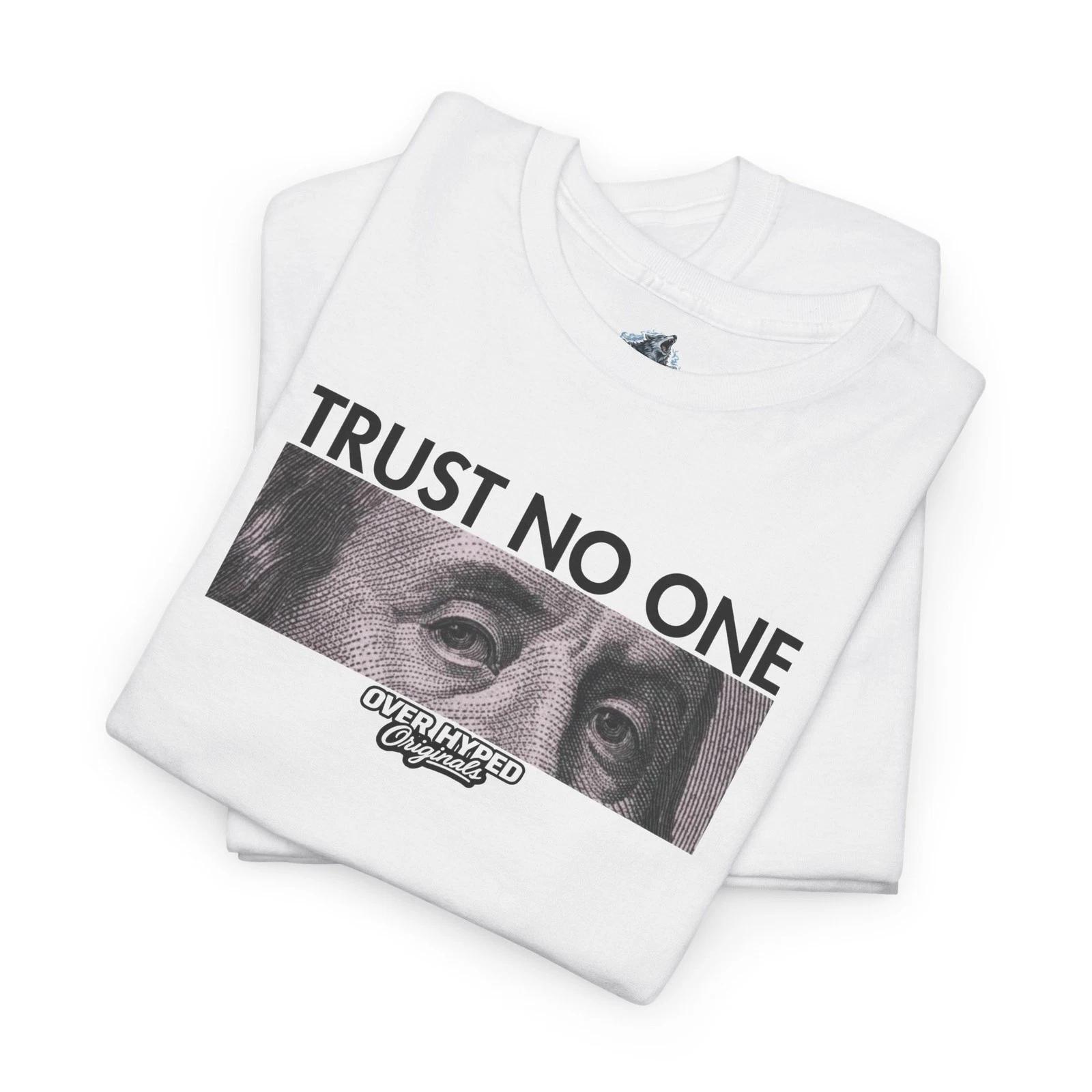 Shirt To Match Retro 5 Wolf Grey Sneaker Tees - TRUST NO ONE S