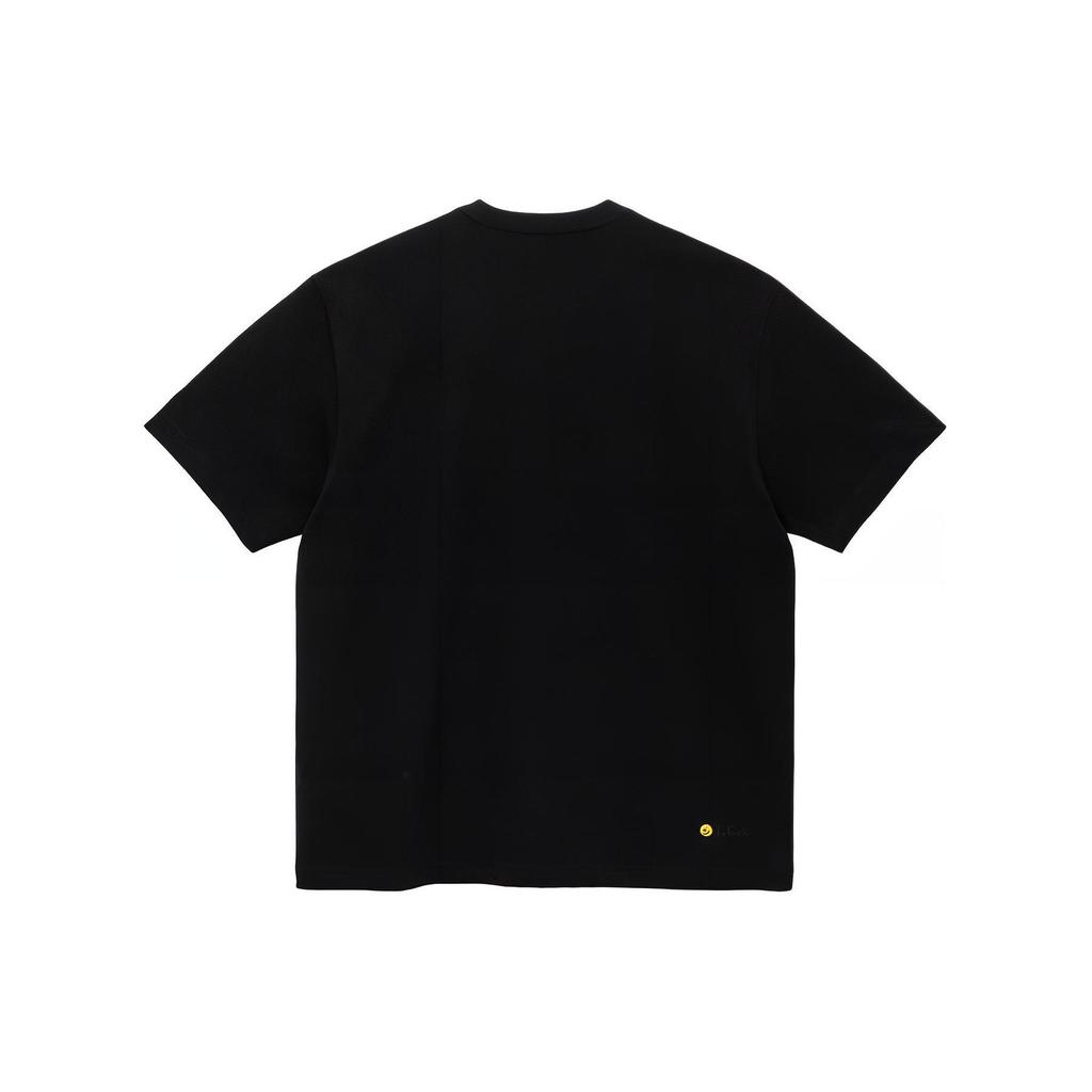 New Era SS24 Grafikdruck Rundhals Kurzarm T-Shirt Unisex Oberteile Schwarz 14329684