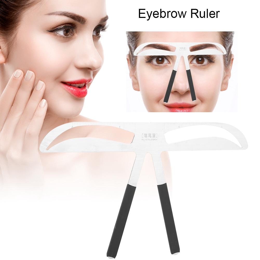 Szablony do kształtowania brwi Makijaż Permanentny Tatuaż Linijka do balansu brwi Opadający ogon brwi