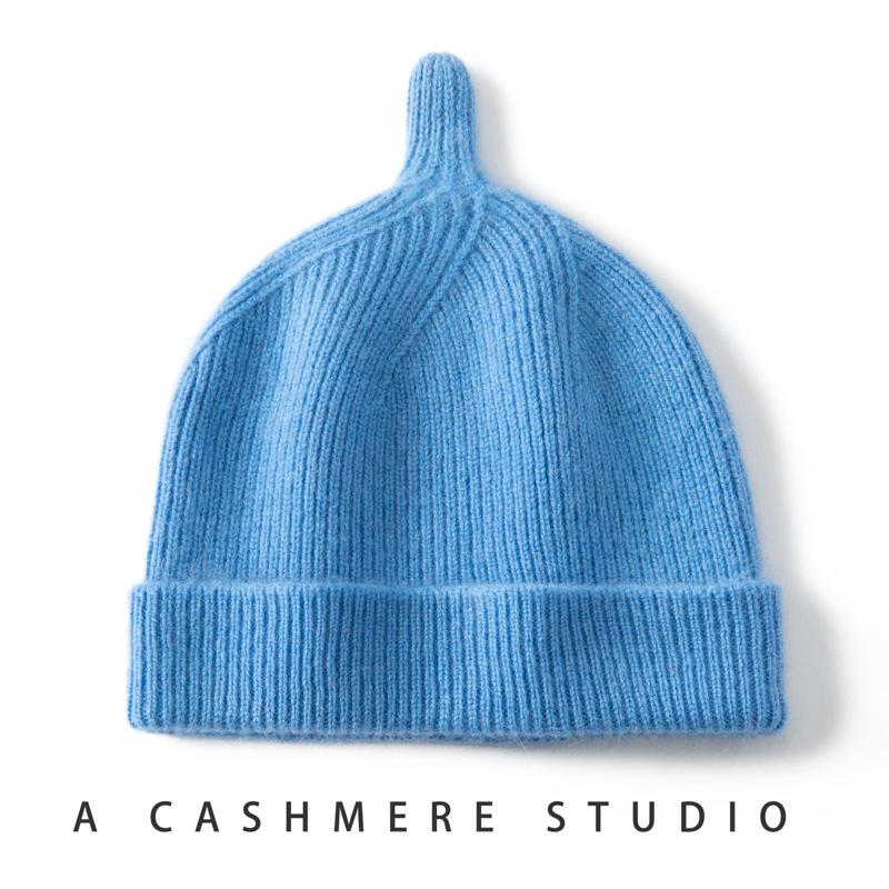 Children's Cashmere Knitted Teletubbies Hat - Cute, Versatile, Unisex, Warm for Autumn & Winter