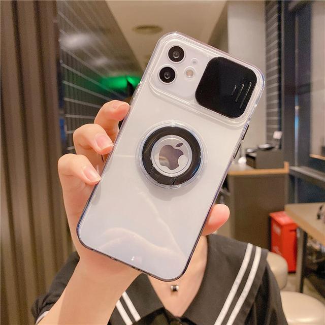 Custodia porta anello di colore sfumato per Iphone 11 13 12 Pro Max Xs Xr X 7 8 Plus Custodia antiurto con supporto per fotocamera Protezione posteriore