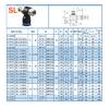 SL 4 6 8 10 12mm Air Valve Pneumatic Quick Valve Connector M5'1/8' 1/4' 3/8' 1/2 Regulator Throttle Speed Controller Valve Ventilation Valves 4