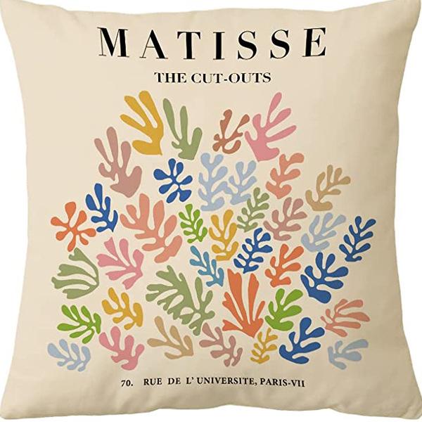 Modern Ins Style Pink Girl's Heart Pillow Case Nordic Linen Cushion Sofa Bedside Pillow