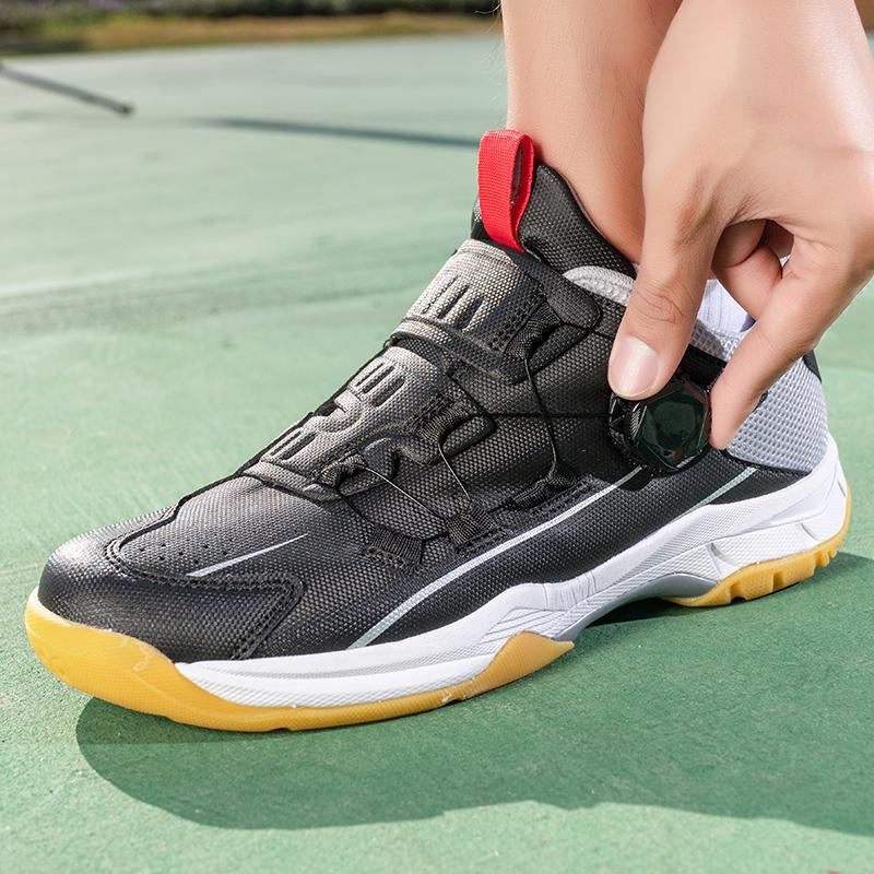Badminton Shoes Men's and Women's Shoes Mesh Breathable Wear-resistant Non-slip Professional Competition Training Sports Shoes