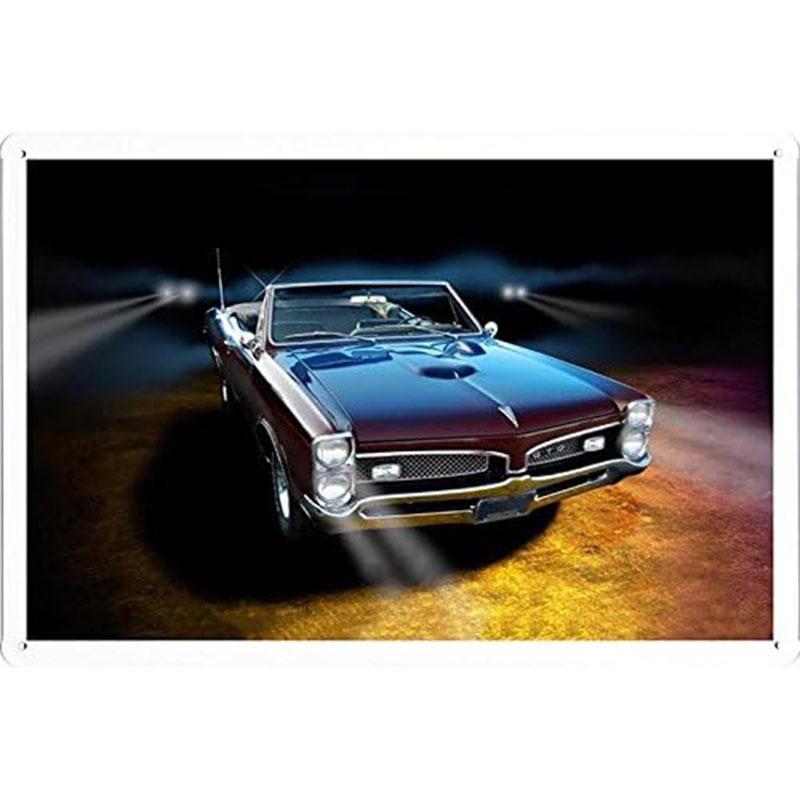 Auto Metal Tin Signs Plaque Sports Car Wall Decoration Vintage Art Posters Iron Painting for Man Cave Home Cafe Garage Club Bar