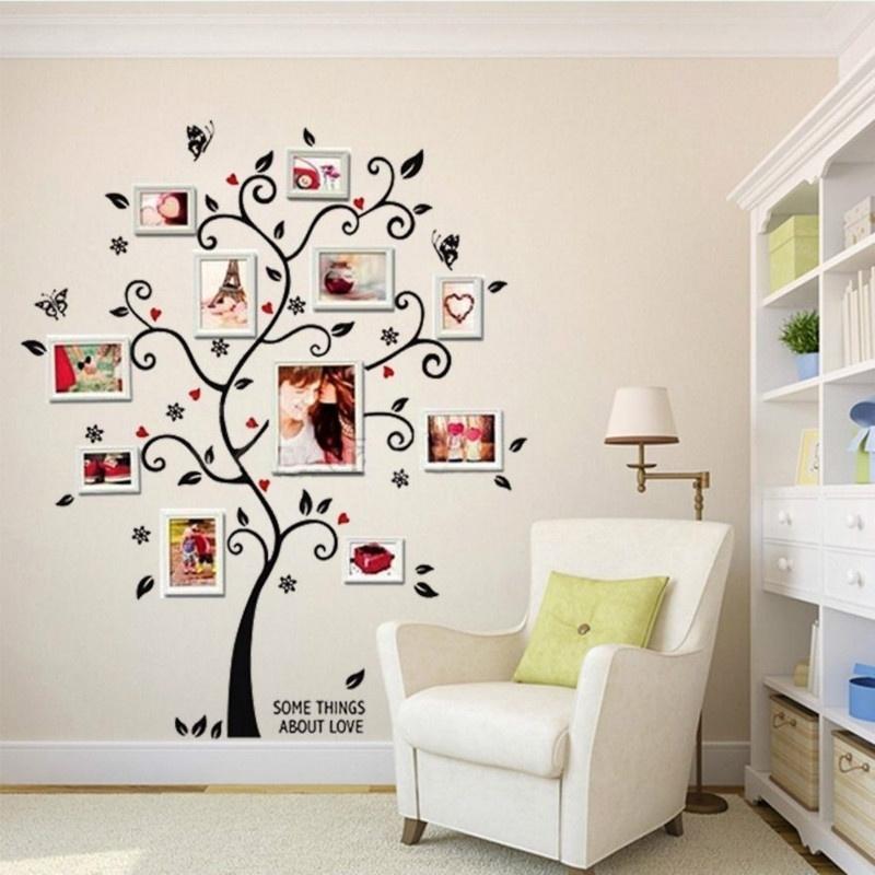 100*120Cm 3D DIY detașabil arbore foto decoruri de perete din PVC/autocolante adezive de perete artă murală decor acasă