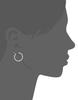 ESTELLE 18K White Gold Hoop Earrings (L) 0202-1801-0011-0000