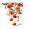 Reusable Window Stickers Fall Thanksgiving Static Clings Autumn Pumpkin Maple Leaf Floral Glass Decals Decals Removable Harvest Season for Home Shop