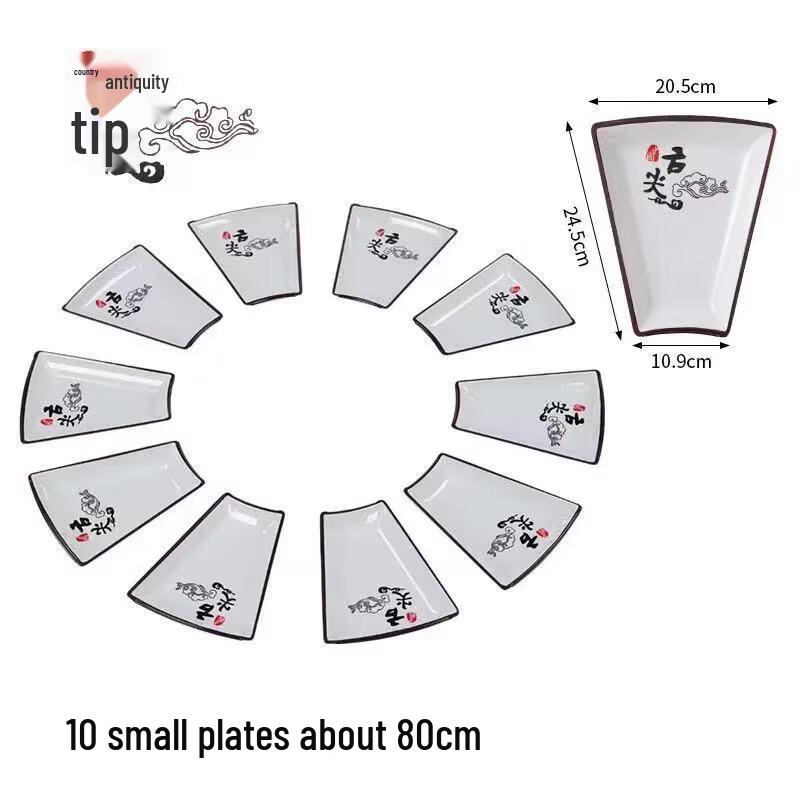 JINGRX Dining Set with Rotating Platter