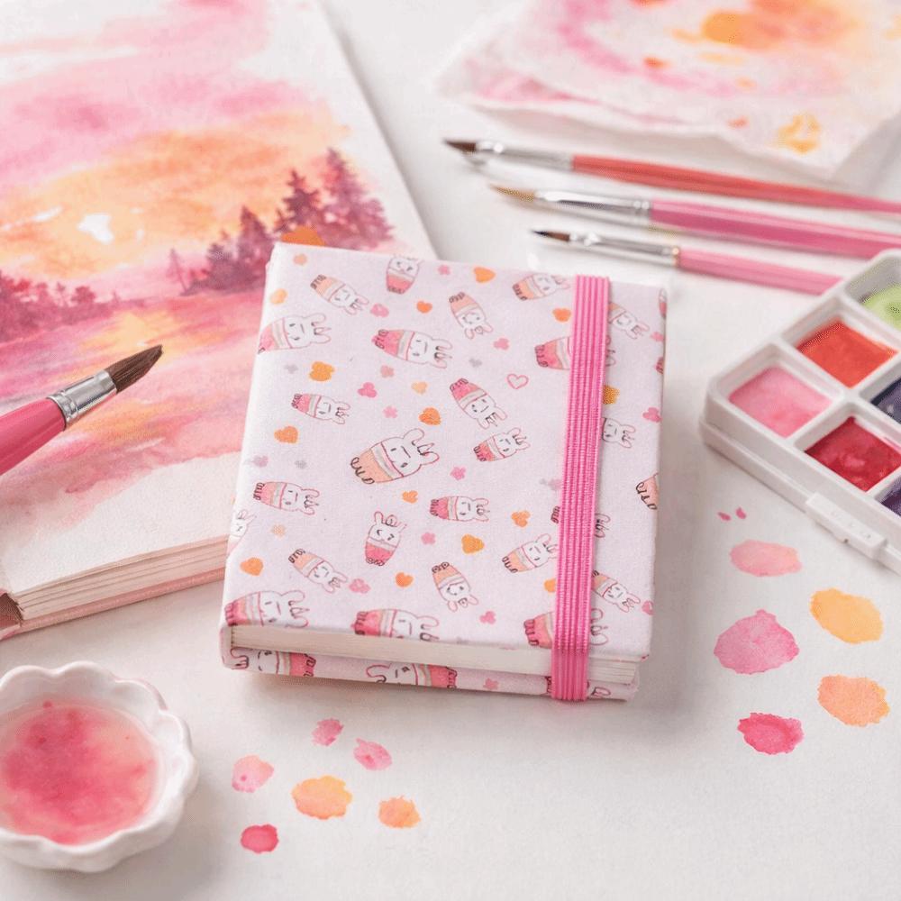 20 Sheets Mini Watercolor Book Fine Grain Texture Portable Sketchbook  Art Supplies