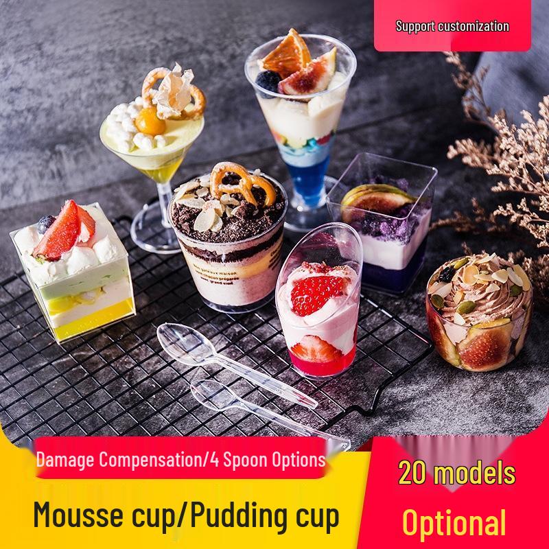 Disposable Plastic Dessert Cups