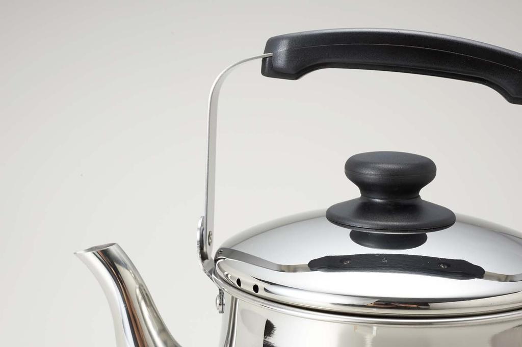 Pearl Metal Waco Trading Approximately 240mm Wide x 170mm Deep x 240mm Wide Induction Stainless Kettle, Silver, High, 2.5L Mouth, Compatible, Steel,