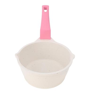 Small Hot Oil Pan Maifan Stone Antistick Coating Deepening Easy Cleanup Butter Warmer Pot for Home