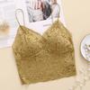 French Summer Suspender Sexy Soft Lace Bra Underwear Bra Women's Thin Skinny Shoulder Strap Vest Breathable