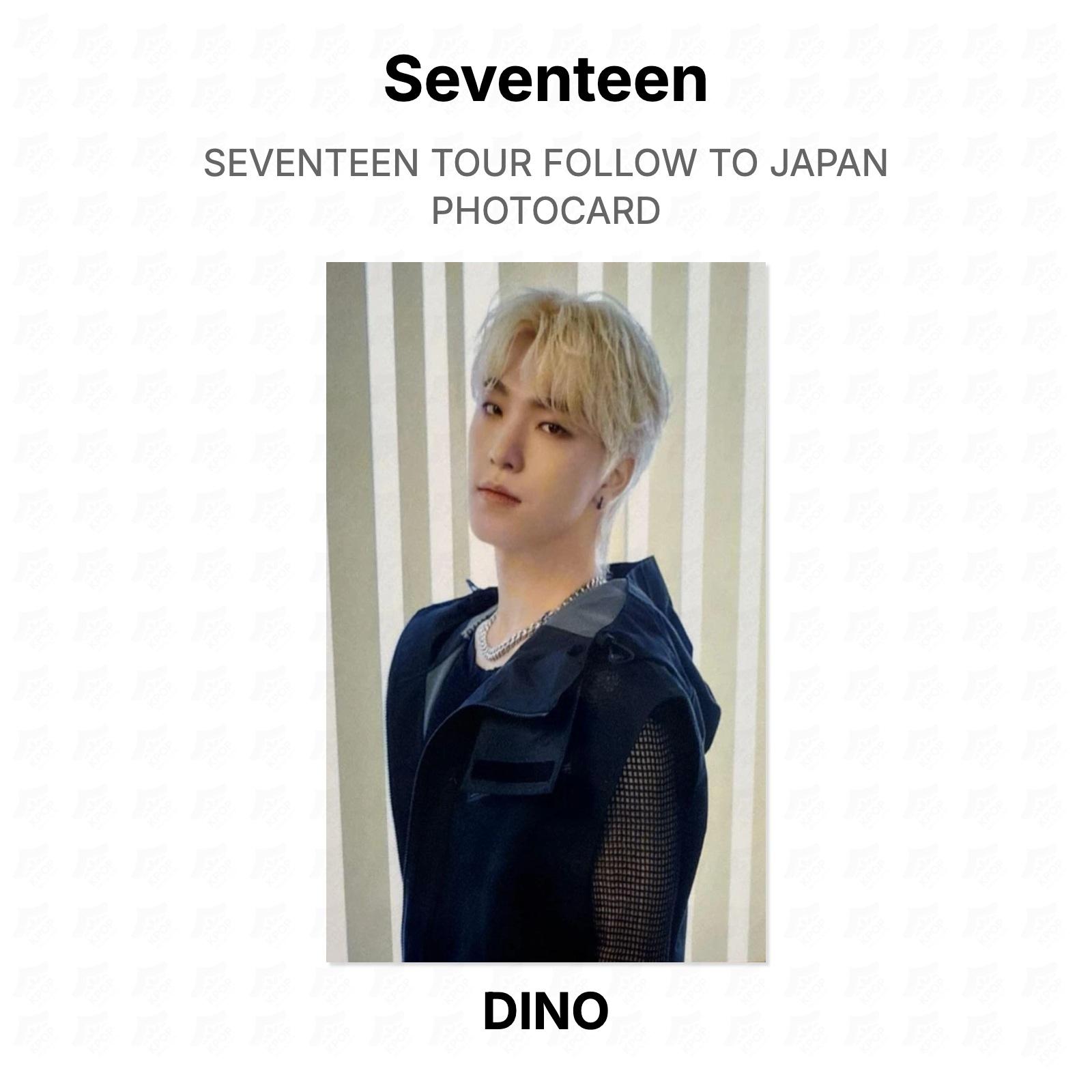 Seventeen TOUR FOLLOW TO JAPAN PHOTOCARD Official Photocard DINO