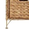 VidaXL Unité de rangement avec 5 paniers 25,5 x 37 x 100 cm Jacinthe d'eau