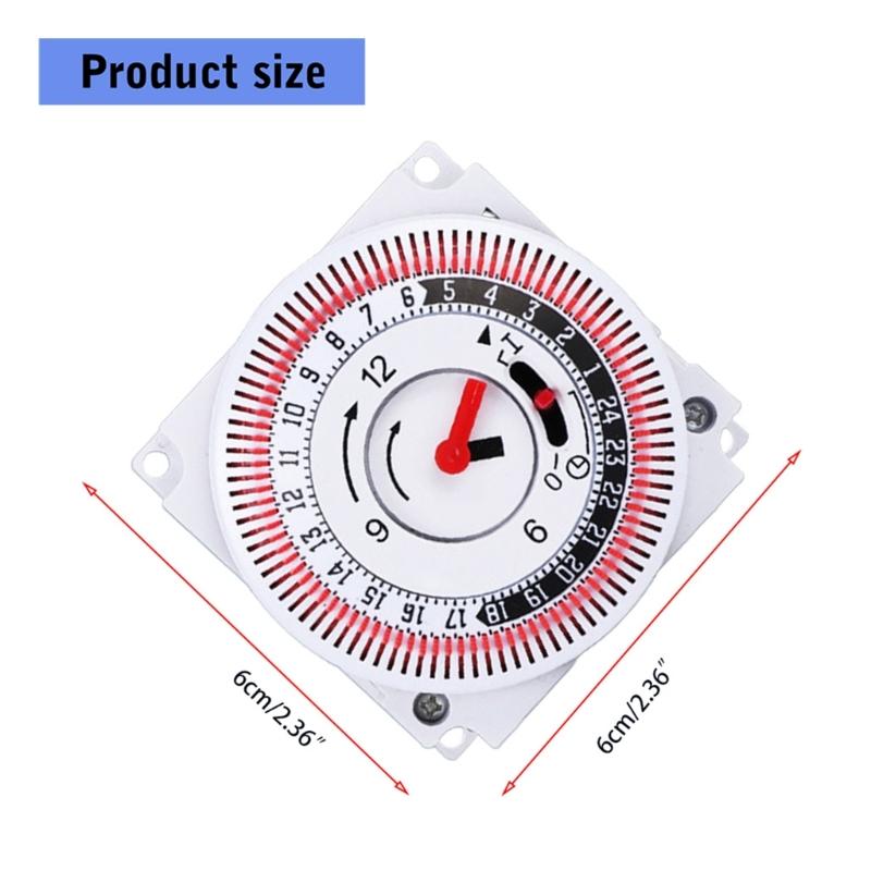 Mechanical Timer Switches Rotary Dials Timer 15 Minutes To 24 Hours Period Automatic Power Off For Home And Office
