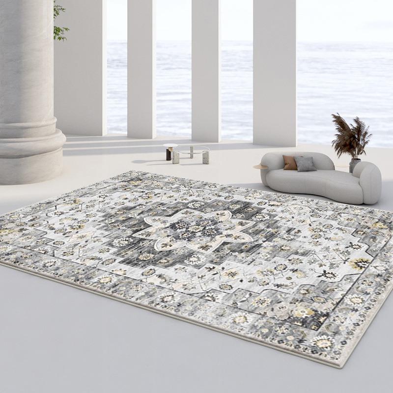 Retro Europe Persia Style Stripe Carpet Living Room Sofa Bedroom Bedside Kitchen Entrance Door Rug Non-slip Home Decor Mat