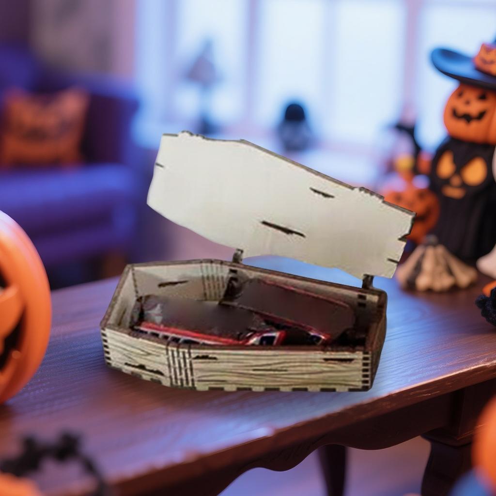 Halloween Candy Box, Gift Box, Festive Atmosphere, Halloween Party Decoration Decoration Coffin Gift Box