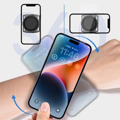 Armband Handgelenkband Magnetische Handyhalterung Handgelenkschlaufe Telefonständer Sport Halterung für Alle Smartphones zum Radfahren Wandern Fitnessstudio